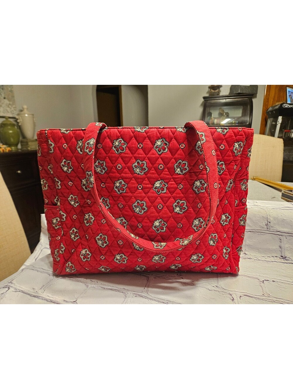 Vintage Vera Bradley Quilted Tote